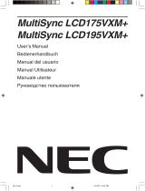 NEC LCD175VXM+ Owner's manual