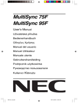 NEC MultiSync® 95F User manual