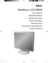 NEC MultiSync® LCD195NX Owner's manual