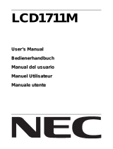 NEC NEC LCD 1711M Owner's manual