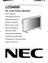 NEC NEC LCD4000 Owner's manual