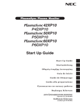 NEC PlasmaSync® 50XP10 Owner's manual