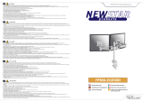 Newstar Products Newstar 2 x Monitor desk mount 10" - 24" Swivelling/tiltable, Swivelling User manual