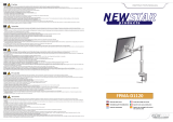 Newstar Products Newstar 2 x Monitor desk mount 10" - 24" Swivelling/tiltable, Swivelling User manual