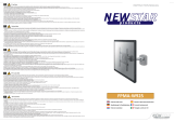 Newstar Newstar 2 x Monitor desk mount 10" - 24" Swivelling/tiltable, Swivelling User manual