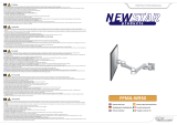 Newstar Newstar 2 x Monitor desk mount 10" - 24" Swivelling/tiltable, Swivelling User manual