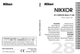 Nikon AF-S NIKKOR 28mm f/1.8G User manual