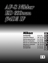 Nikon 600mm User manual