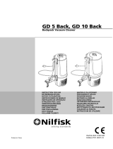 Nilfisk-ALTO GD 10 BACK User manual