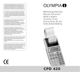 Olympia CPD 420 User manual