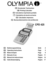 Olympia CPD 445 Owner's manual