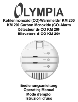 Olympia KM 200 Carbon Monoxide Alarm Owner's manual