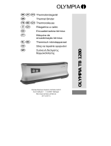 Olympia TB 1280 Owner's manual