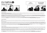 Olympia TR 3705 Vario User manual