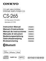 ONKYO CS-265 B Owner's manual