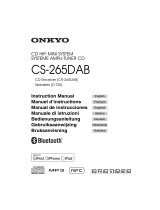 ONKYO CS-265DAB User manual