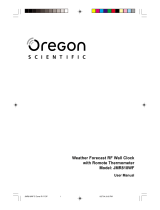 Oregon Scientific JMR818WF User manual