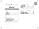 Oregon Scientific WMH601 Owner's manual