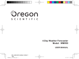 Oregon Scientific WMH90 User manual