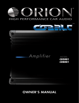 Orion Cobalt CO500.1 Owner's manual