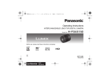 Panasonic 45-150mm f/4-5.6 noir OIS Lumix G Vario Owner's manual
