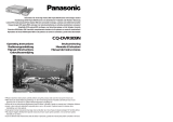 Panasonic CQDVR909N Operating instructions