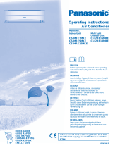 Panasonic CS-MRE7MKE Owner's manual