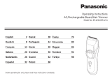Panasonic ER2201 Owner's manual