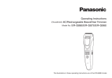 Panasonic ER-GB70 Owner's manual
