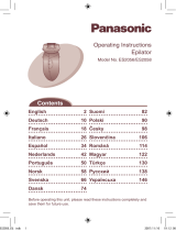 Panasonic ES2058 Operating instructions