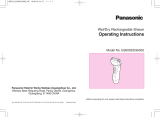 Panasonic ES6002E8 Owner's manual