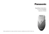 Panasonic ESWS20 Operating instructions