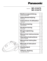 Panasonic MCCG476BE7A Operating instructions