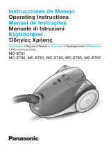 Panasonic MC-E787 Owner's manual