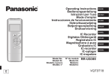 Panasonic RR-US300E Diktiergerät Owner's manual