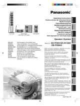Panasonic SBPS800A Owner's manual