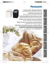 Panasonic SD-2511KXC Breadmaker Owner's manual