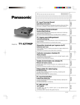 Panasonic TY42TM6P Operating instructions
