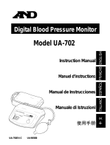 A&D UA-702 User manual
