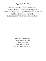 AEG CAFE OLE CO80 User manual