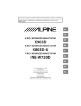 Alpine Electronics X703D A4 A4R A5 Q5 Q5R User guide