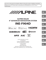 Alpine INE-F INE-F904D Reference guide