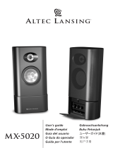 Altec Lansing MX5020 User manual