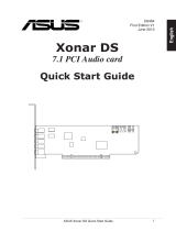 Asus Xonar DS User manual