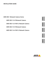 Axis M3113-R M12 Installation guide