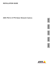 Axis P5512 PTZ Installation guide