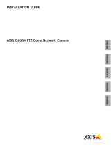 Axis Q6034 Installation guide