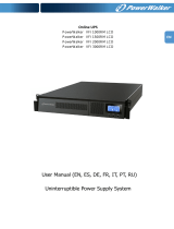 BlueWalker PowerWalker VFI 1000RM LCD User manual