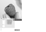 Bosch KGU40193EU Owner's manual
