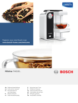 Bosch Filtrino THD20 Serie User manual